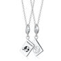 Passport Charm Necklace, Sterling Silver Or Gold Plated, thumbnail 10 of 12