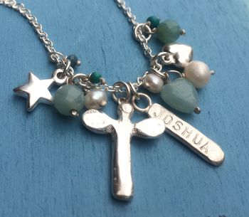 Personalised Angel Dedication Necklace, 4 of 6