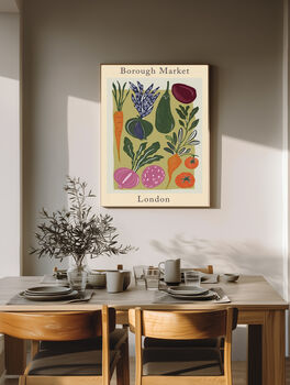 Borough Market Kitchen Food Print, 3 of 5