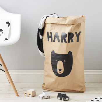 Personalised Little Bear Toy Sack, 4 of 6