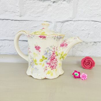 Vintage / Antique Floral Teapot, 2 of 10