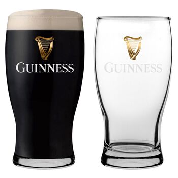 Personalised Monogram Guinness Pint Glass, 2 of 5