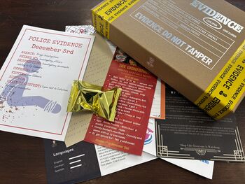 Cold Case Investigation Mystery Crime Advent Calendar, 10 of 11