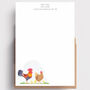 Chicken Family Letter Writing Set, thumbnail 1 of 5