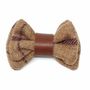 Mens Wool Bow Tie, thumbnail 2 of 12