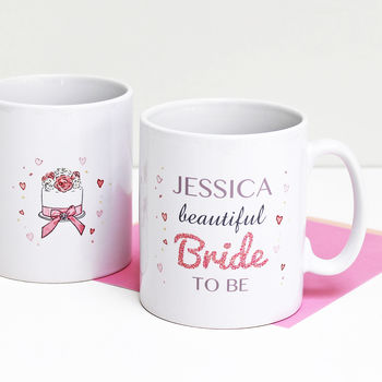 Personalised 'Beautiful Bride To Be' Mug, 4 of 6