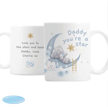 Personalised Tiny Tatty Teddy Daddy You're A Star Mug, 2 of 3