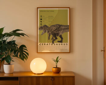 Ceratosaurus | Dinosaur Art Print, 8 of 8