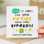 60th Birthday Card 'Your Fifties Have Expired', thumbnail 1 of 2