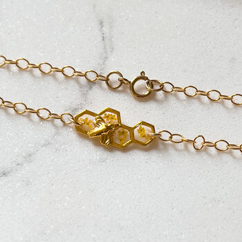 Gold Filled Bee Bracelet, 4 of 6