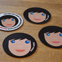 Personalised Face Glossy Coasters Gift For Sister, thumbnail 2 of 7