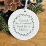 Miscarriage Memorial Ceramic Ornament Gift, thumbnail 1 of 4