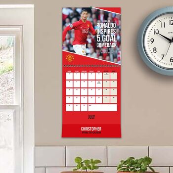 'Manchester United' 2024 Calendar, 5 of 5