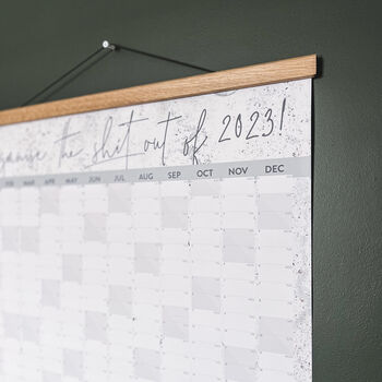 'Organise The Shit Out Of 2023!' Wall Planner, 2 of 3