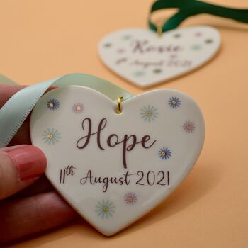 New Baby Gift Personalised Name And Date, 5 of 5