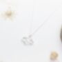 Delicate Infinity Heart Sterling Silver Necklace, thumbnail 2 of 5