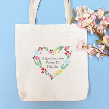If Mums Were Flowers Tote Bag, 3 of 7