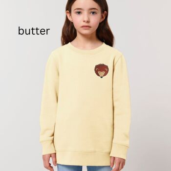 Childrens Organic Cotton Hedgehog Sweatshirt, 5 of 12