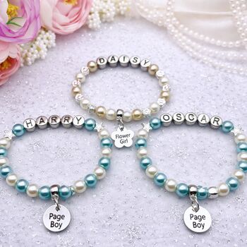Flower Girl Proposal Bracelet Wedding Thank You Gift, 5 of 12