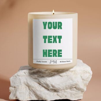 Customised Your Words Here Candle, 3 of 6