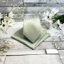 Light Sage Shantung Wedding Tie Set, thumbnail 2 of 10