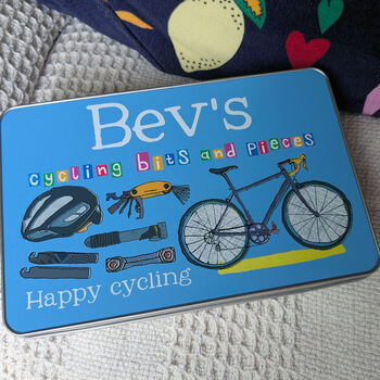 Personalised Cycling Metal Tin, 12 of 12