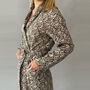 Ladies Peached Cotton Paisley Dressing Gown, thumbnail 3 of 4