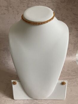 Sita Indian Jewellery White Kundan Choker Set, 2 of 5
