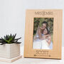 Personalised 'Mr And Mrs' Wedding Photo Frame, thumbnail 6 of 7
