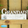 Personalised Grandad Moon And Back Ornament, thumbnail 1 of 2