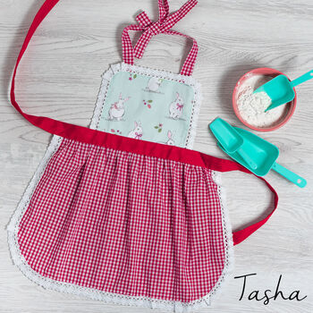Personalized Kids Aprons, Toddler Kids Aprons, 8 of 12