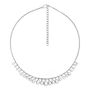 925 Sterling Silver Multi Tear Choker Style Necklace, thumbnail 1 of 5