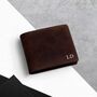 Personalised Men's Rfid Full Grain Oiled Leather Bifold Wallet, thumbnail 3 of 7