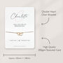 Personalised Bridesmaid Proposal Gift Will You Be My Bridesmaid Card Bracelet Gift, thumbnail 4 of 9