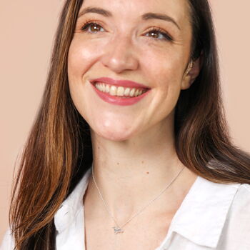 Sterling Silver Sausage Dog Pendant Necklace, 5 of 6