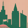 Personalised Frankfurt Marathon Print, Unframed, thumbnail 4 of 4