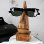 Acacia Personalised Name Only Wooden Nose Shaped Glass…, thumbnail 3 of 9
