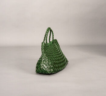 Hand Woven Top Handle Tote, 5 of 12