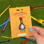 Wallace And Gromit Feathers Mcgraw Sew On Patch, thumbnail 1 of 2