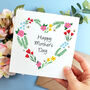 Floral Heart Mother's Day Card, thumbnail 1 of 6