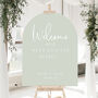 Arched Wedding Sign With Quote, thumbnail 4 of 5