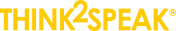 Think2Speak logo in yellow