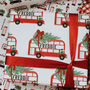 Personalised Christmas London Bus Wrapping Paper, thumbnail 3 of 4