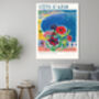 Cote D' Azur French Rivera Flower Art Print, thumbnail 2 of 3