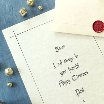 Traitors Style Christmas Faithful Love Letter, 4 of 11