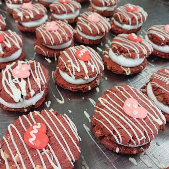 Red Velvet Cookie Sandwich – Cream Cheese Buttercream, 3 of 7