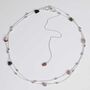 Sterling Silver Rainbow Tourmaline Necklace/Bracelet, thumbnail 1 of 5