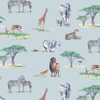 Safari Animals Children's Wallpaper, 6 of 9