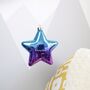 Rainbow Ombre Hanging Star LED Light Decoration, thumbnail 11 of 12