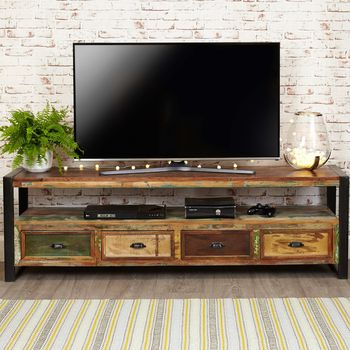 Shoreditch Tv Cabinet Small And Widescreen, 4 of 5